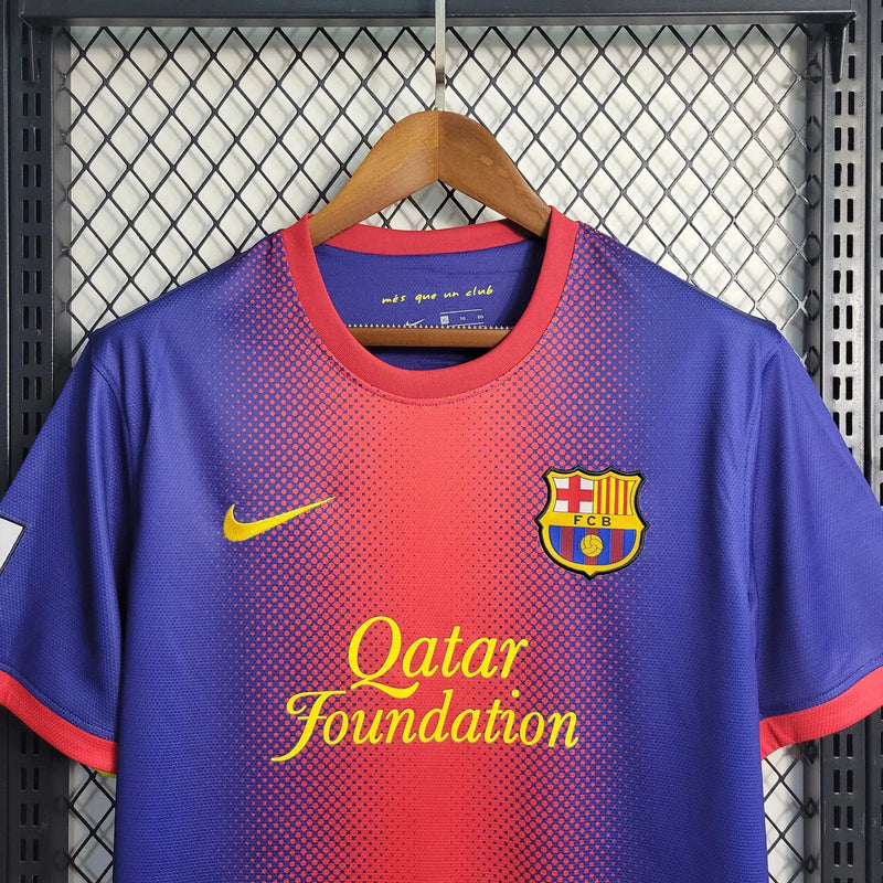 Barcelona Retro Home Shirt 12/13 - Men's Fan Shirt