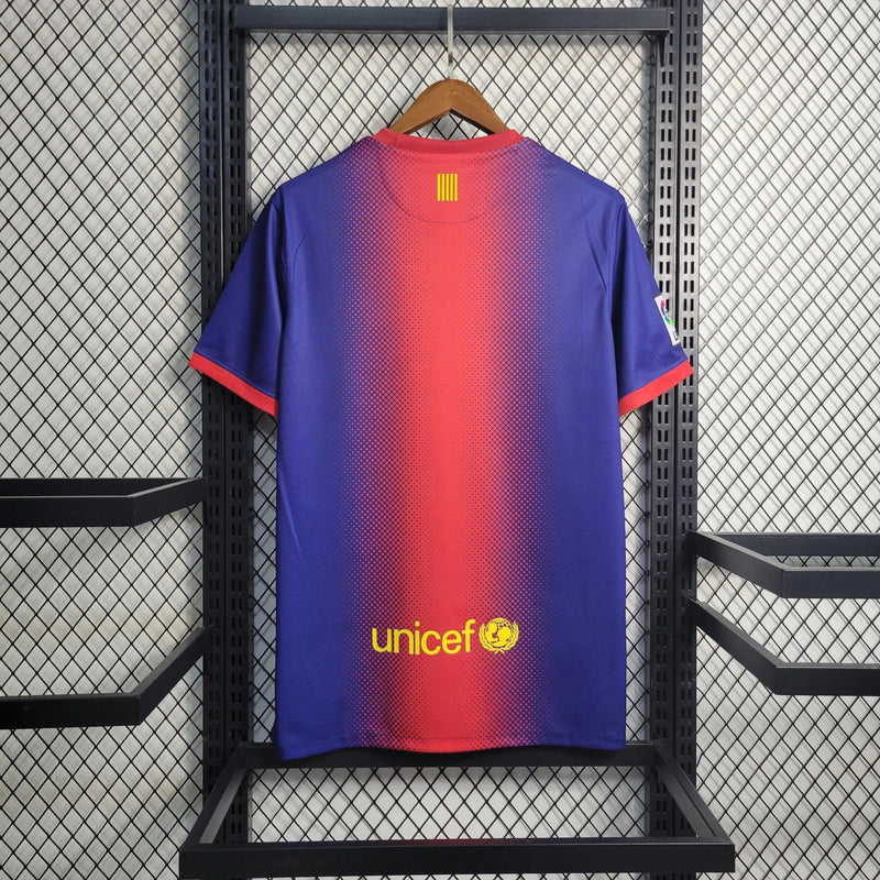 Barcelona Retro Home Shirt 12/13 - Men's Fan Shirt
