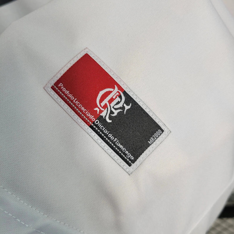 Flamengo Retro Away Shirt 2002 - Men's White Fan Shirt LUBRAX