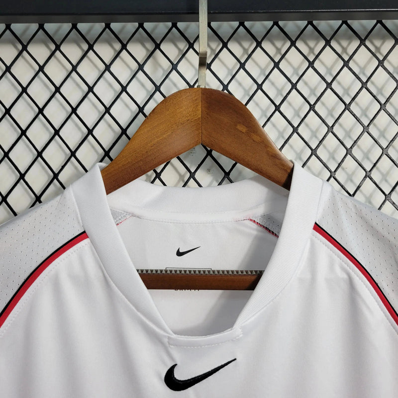 Flamengo Retro Away Shirt 2002 - Men's White Fan Shirt LUBRAX
