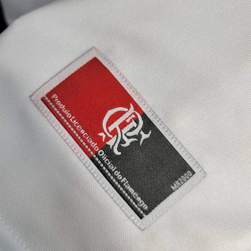 Flamengo Retro Away Shirt 2001 - Men's White Fan Shirt LUBRAX