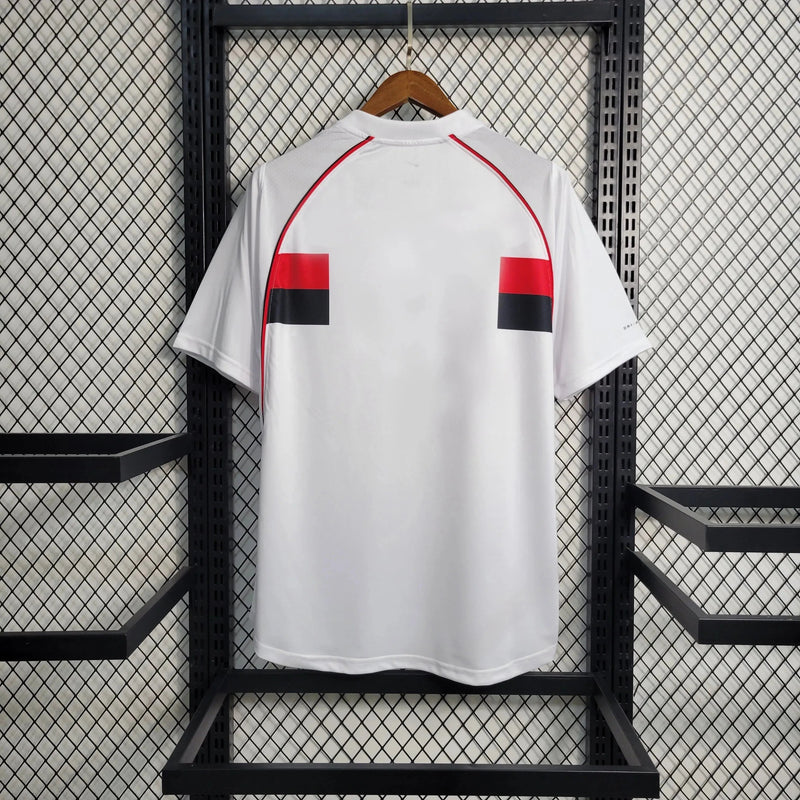 Flamengo Retro Away Shirt 2001 - Men's White Fan Shirt LUBRAX