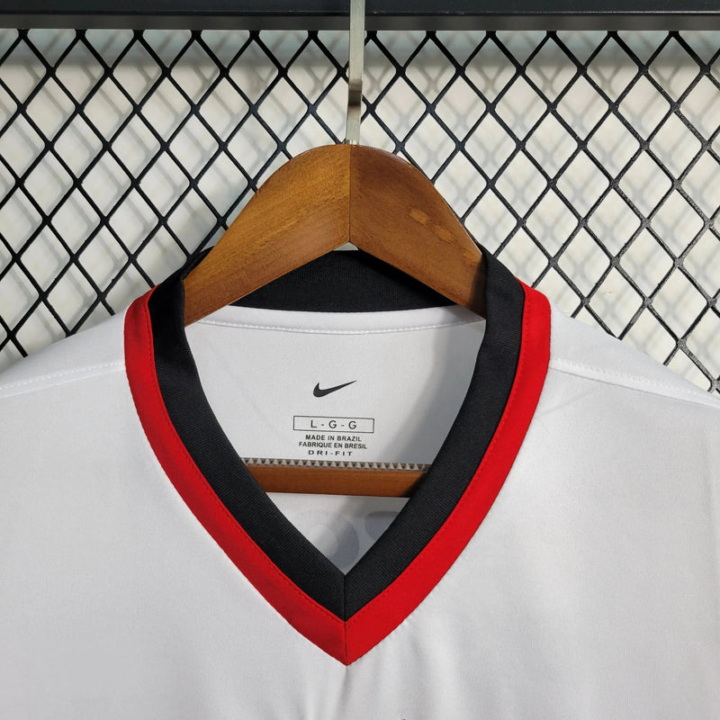 Flamengo Retro Away Shirt 2001 - Men's White Fan Shirt LUBRAX