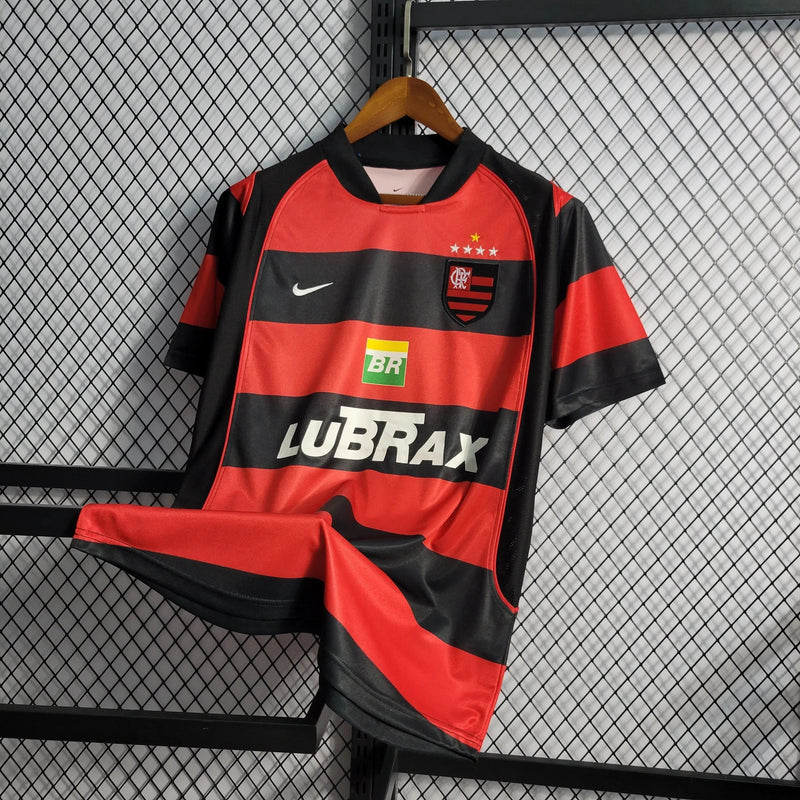 Flamengo Retro Home Shirt 2003/04 - Men's Fan LUBRAX