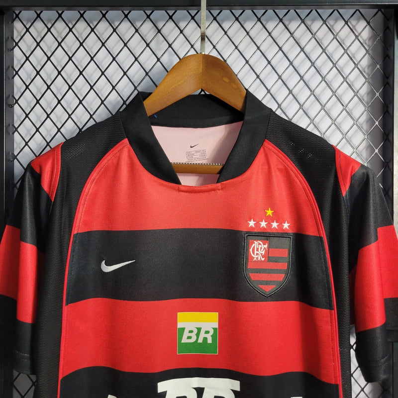Flamengo Retro Home Shirt 2003/04 - Men's Fan LUBRAX