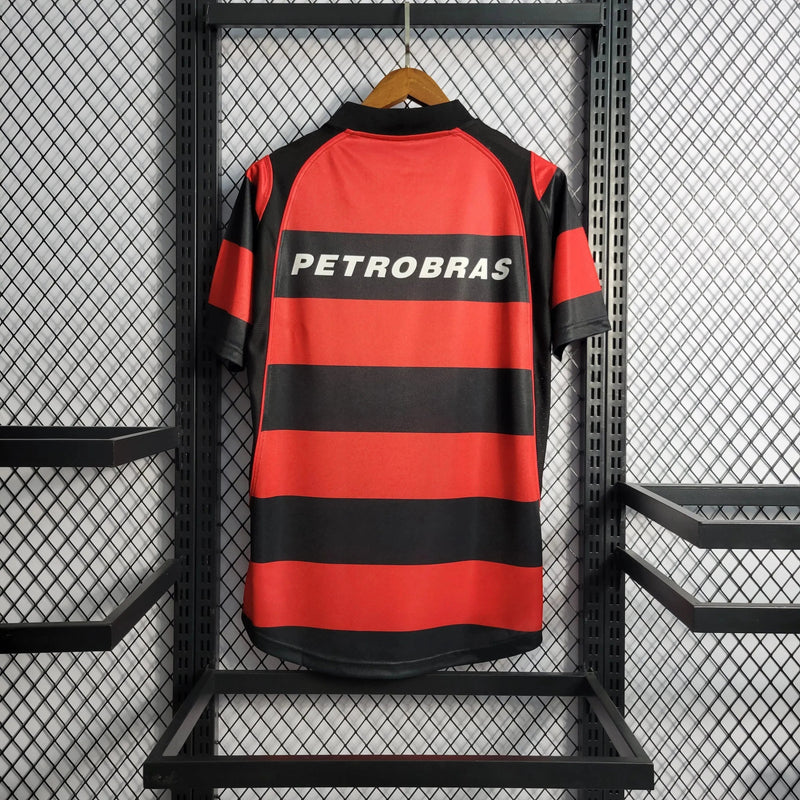 Flamengo Retro Home Shirt 2003/04 - Men's Fan LUBRAX
