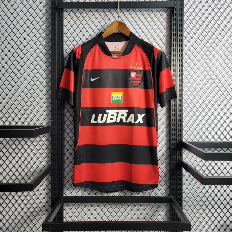 Flamengo Retro Home Shirt 2003/04 - Men's Fan LUBRAX