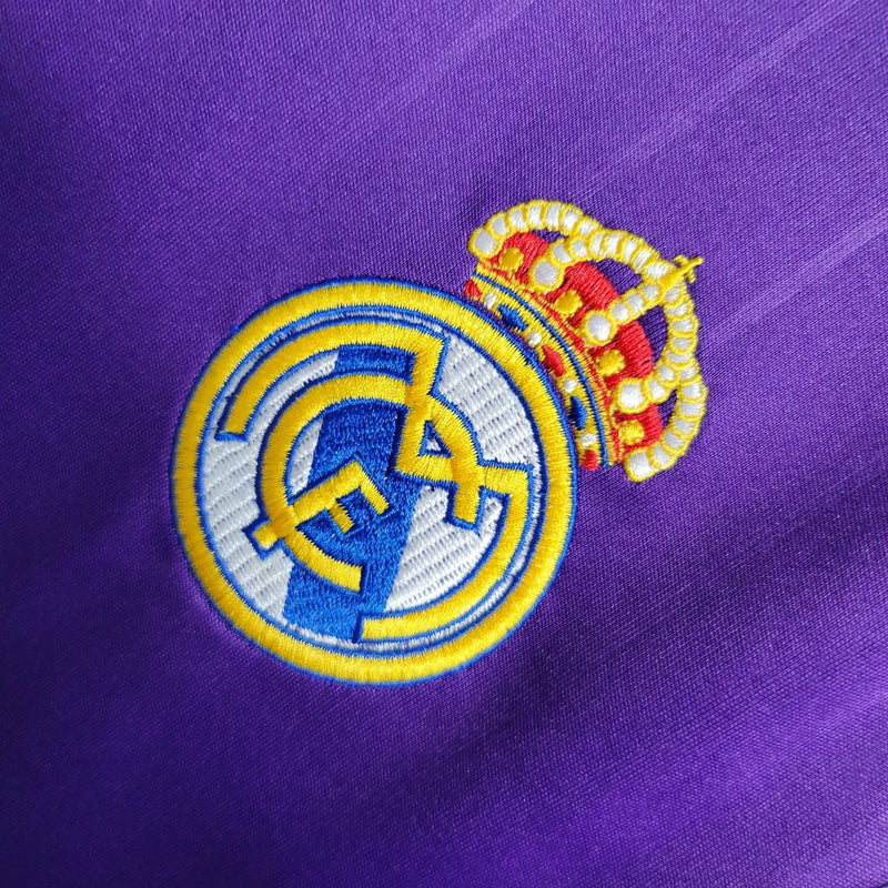 Real Madrid Retro Away Shirt 2006 - Mens Fan Purple
