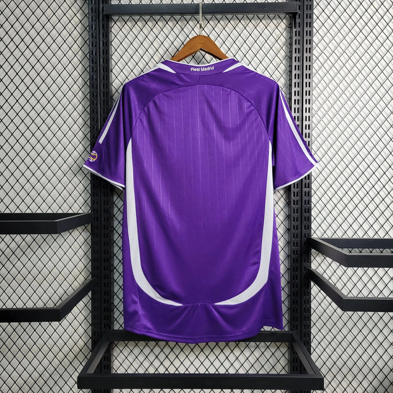 Real Madrid Retro Away Shirt 2006 - Mens Fan Purple