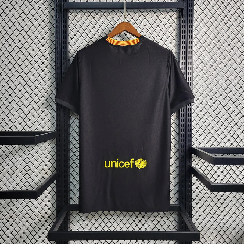Barcelona Retro Away Shirt 13/14 - Men's Fan Black