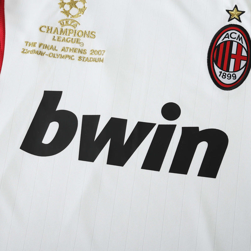 AC Milan Away Retro Shirt 2006/07 - Men's White Fan Shirt