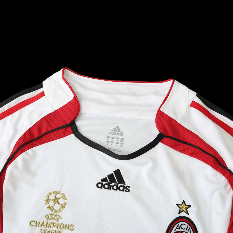 AC Milan Away Retro Shirt 2006/07 - Men's White Fan Shirt