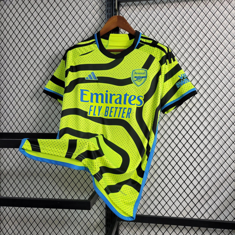 Arsenal Away Shirt 23/24 - Men's Fan Shirt Yellow