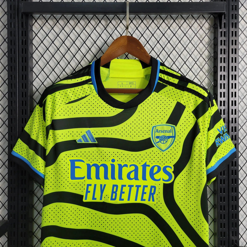 Arsenal Away Shirt 23/24 - Men's Fan Shirt Yellow