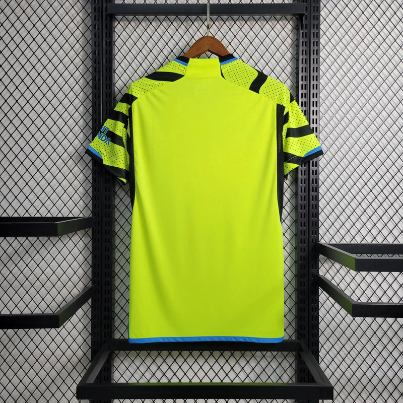 Arsenal Away Shirt 23/24 - Men's Fan Shirt Yellow
