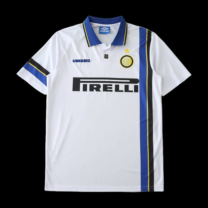 Inter Milan Retro Away Shirt 1997/1998 - Men's White Fan Shirt