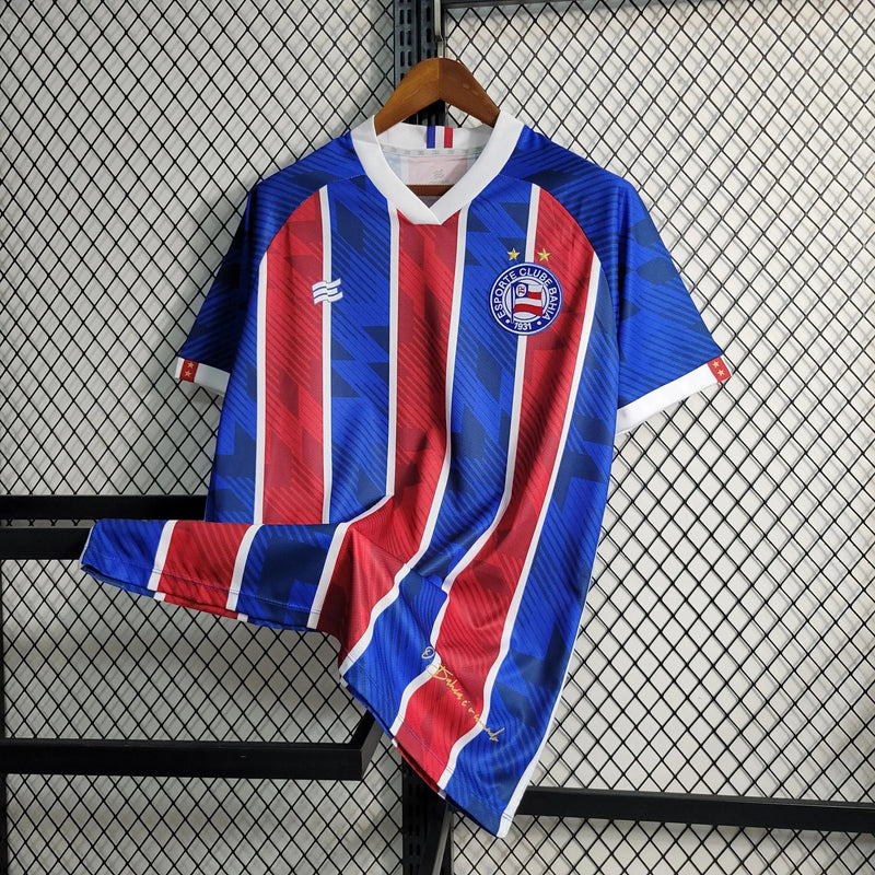 Bahia Away Shirt 23/24 - Men's Fan Red and Blue