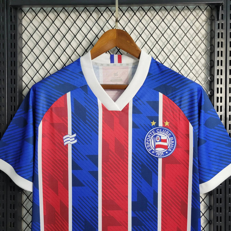 Bahia Away Shirt 23/24 - Men's Fan Red and Blue