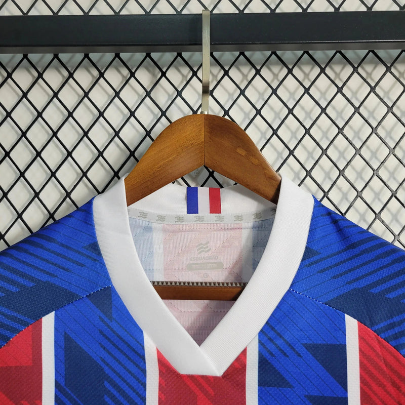 Bahia Away Shirt 23/24 - Men's Fan Red and Blue
