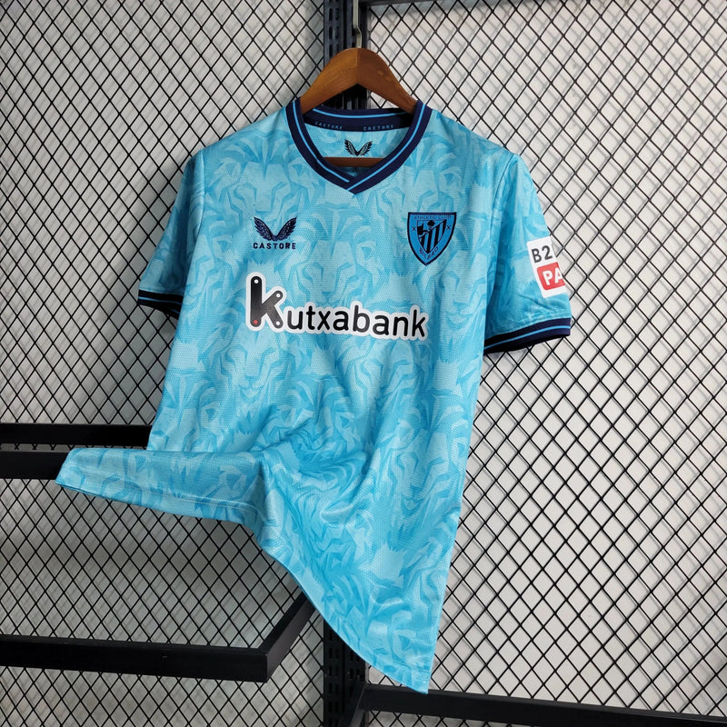Athletic Bilbao Away Shirt 23/24 - Men's Fan Blue