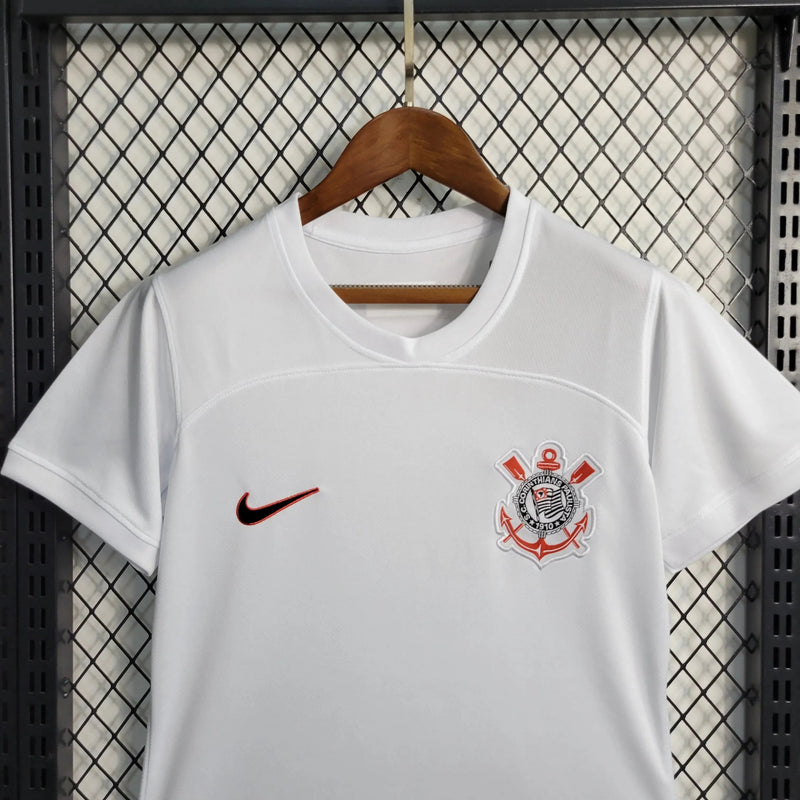 Timão Home Shirt 23/24 - Women's White Fan Shirt