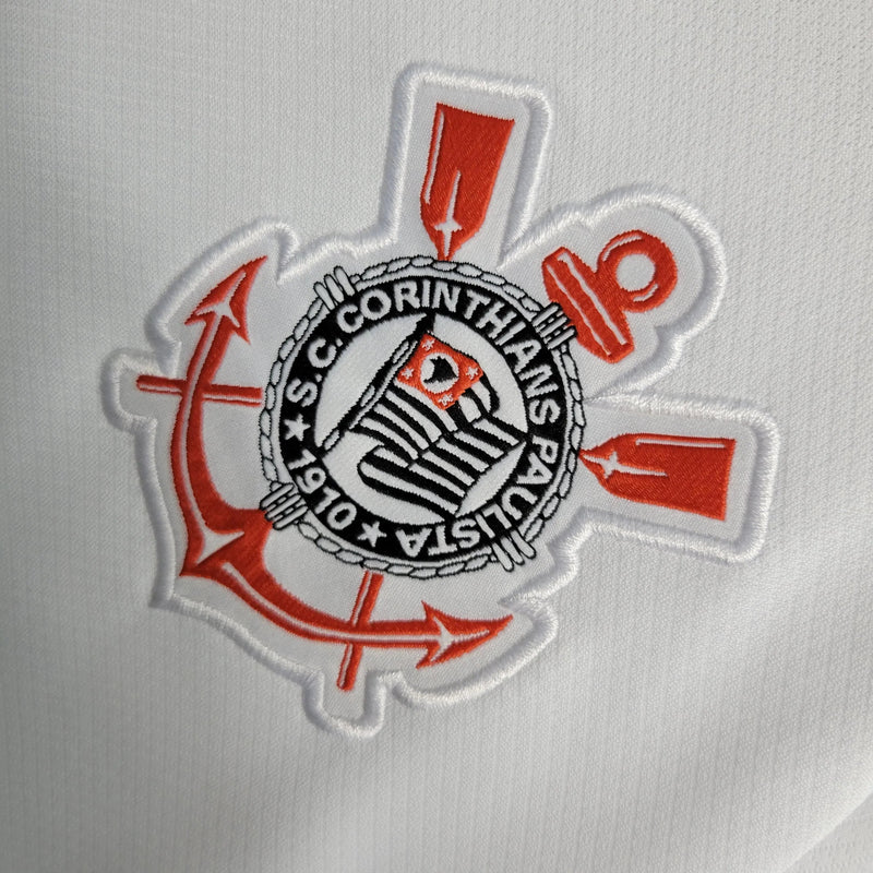 Timão Home Shirt 23/24 - Women's White Fan Shirt