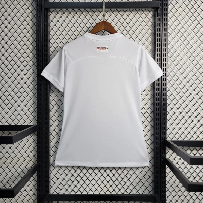 Timão Home Shirt 23/24 - Women's White Fan Shirt