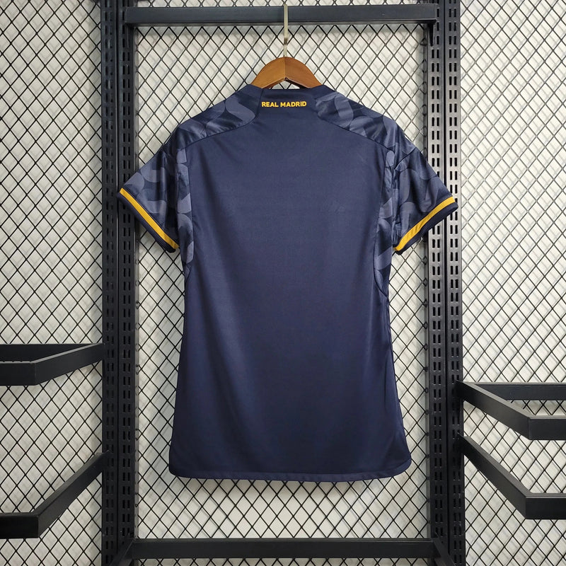 Real Madrid Away Shirt 23/24 - Women's Fan Black