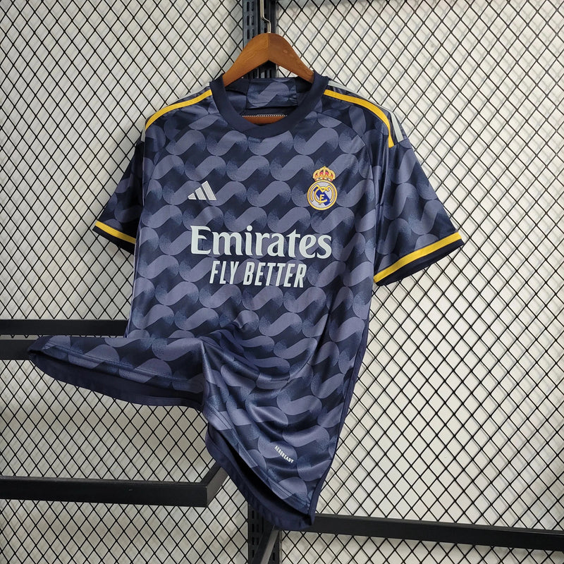 Real Madrid Away Shirt 23/24 - Men's Fan Black