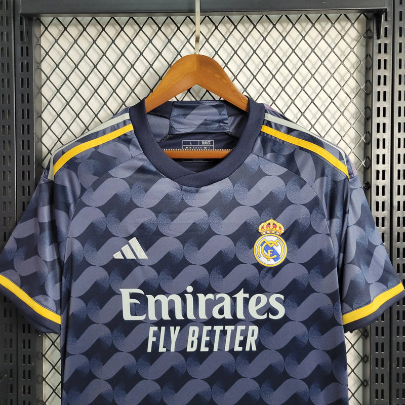 Real Madrid Away Shirt 23/24 - Men's Fan Black
