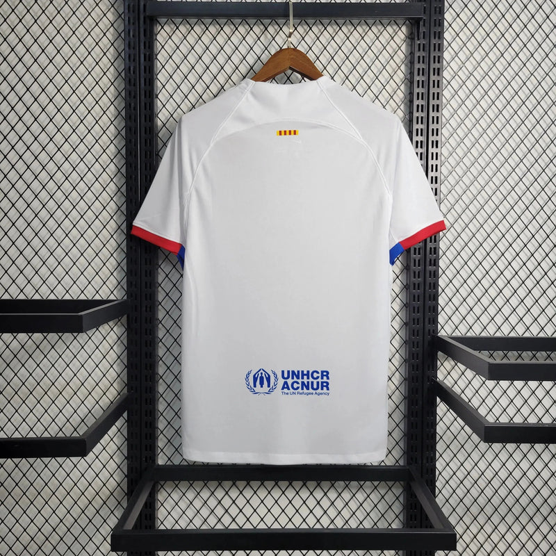 Barcelona Away Shirt 23/24 - Men's Fan White