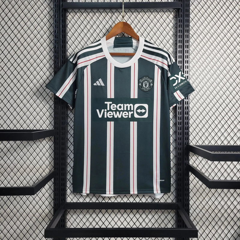 Manchester United Away Shirt 23/24 - Men's Green Fan Shirt