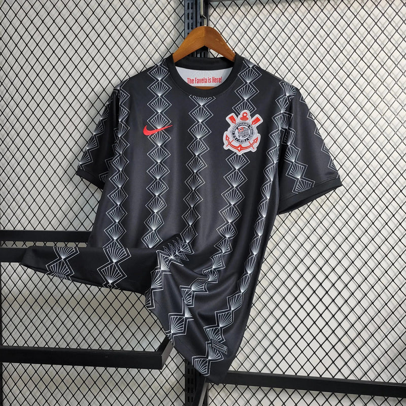 Timão Training Shirt 23/24 - Men's Fan Black