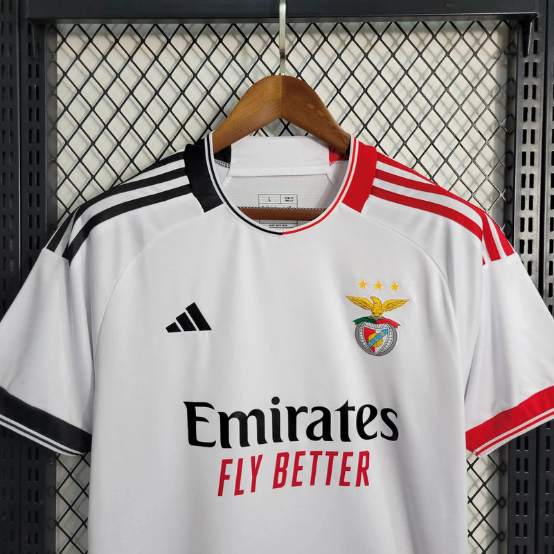 Benfica Away Shirt 23/24 - Men's White Fan Shirt
