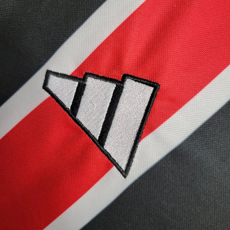 São Paulo Away Shirt 23/24 - Men's Fan Black and Red