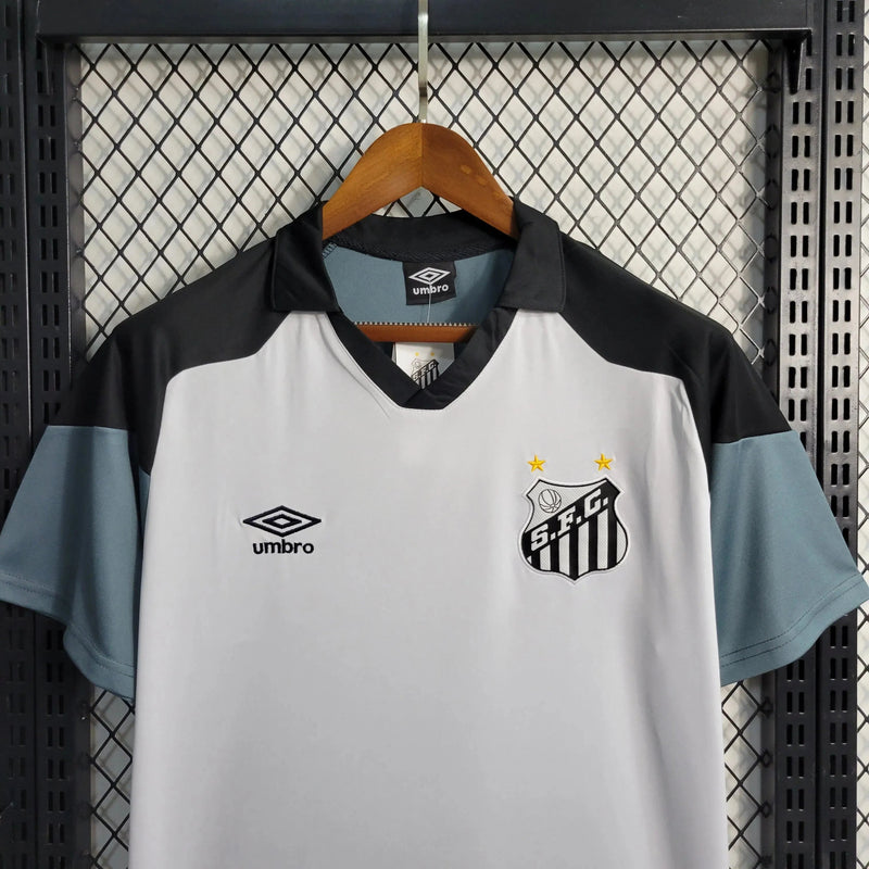 Santista Training Shirt 23/24 - Men's Fan White and Gray