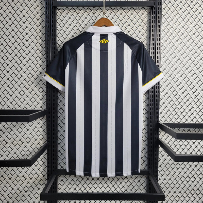 Santista Away Shirt 23/24 - Men's Fan Black and White