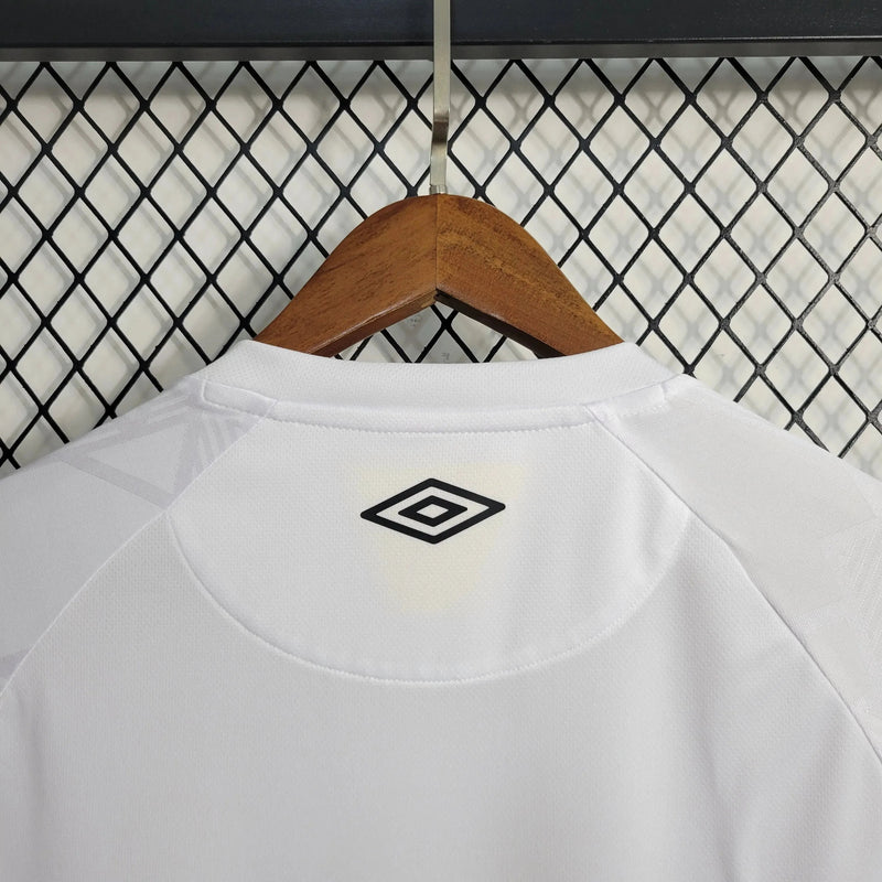 Santista Home Shirt 23/24 - Men's Fan White + Blaze Logo