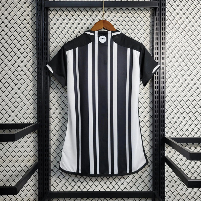 Atlético Mineiro Home Shirt 23/24 - Women's Fan Black and White