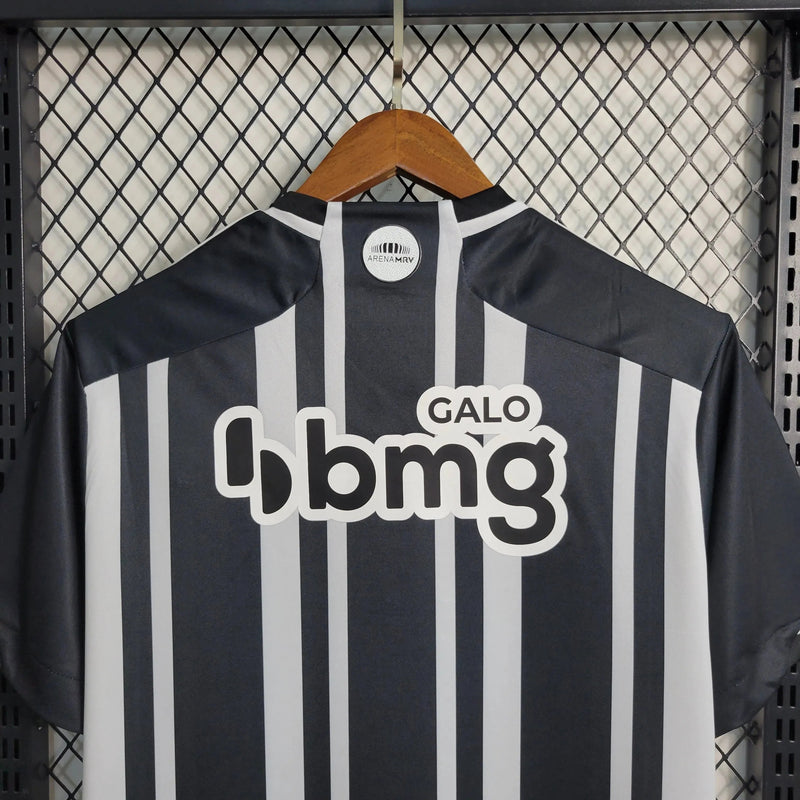 Atlético Mineiro Home Shirt 23/24 - Men's Fan Shirt Black and White