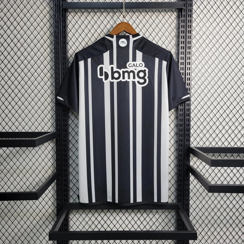 Atlético Mineiro Home Shirt 23/24 - Men's Fan Shirt Black and White