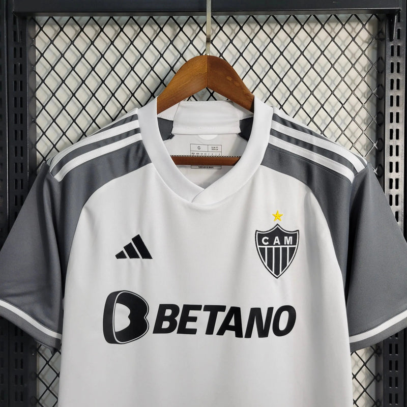 Atlético Mineiro Away Shirt 23/24 - Men's Fan White and Gray