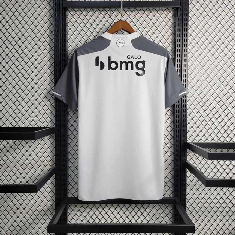 Atlético Mineiro Away Shirt 23/24 - Men's Fan White and Gray