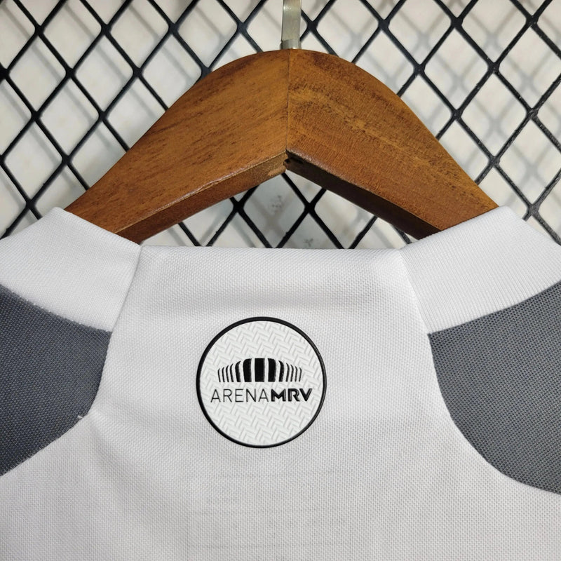 Atlético Mineiro Away Shirt 23/24 - Men's Fan White and Gray