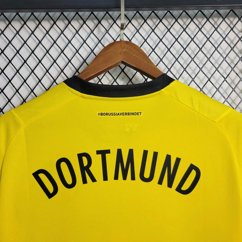 Borussia Dortmund Home Shirt 23/24 - Men's Fan Shirt Yellow