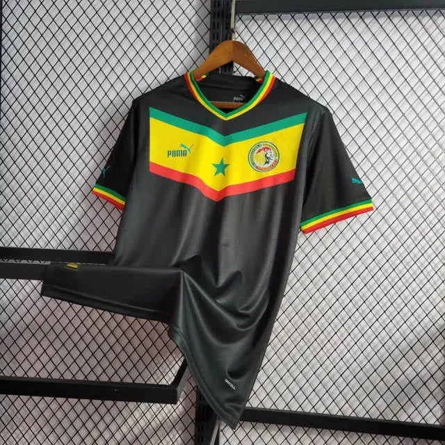Senegal Away Shirt 22/23 - Men's Fan Black