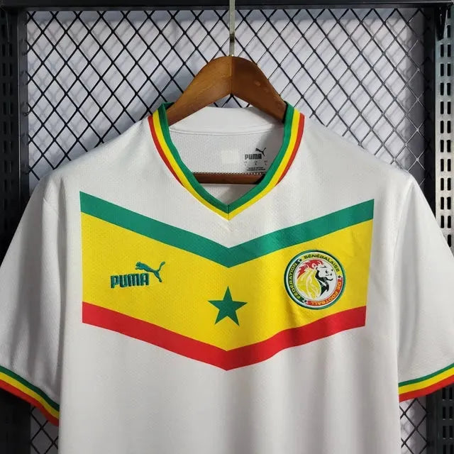 Senegal Home Shirt 22/23 - Men's White Fan Shirt