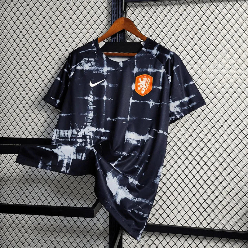 Netherlands Training Shirt 22/23 - Men's Fan Black