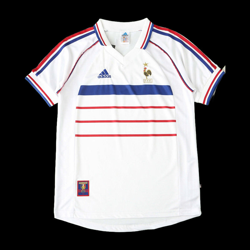 France Retro 1998 Shirt - Men's White Fan Shirt