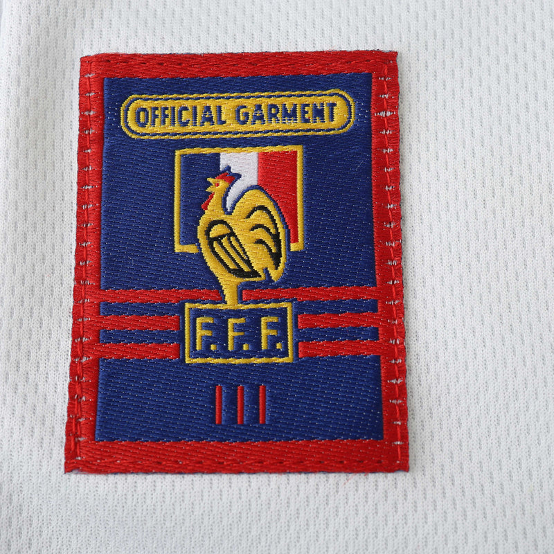 France Retro 1998 Shirt - Men's White Fan Shirt